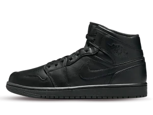 554724-093 Bestseller Air Jordan 1 Mid Triple Black (2022)