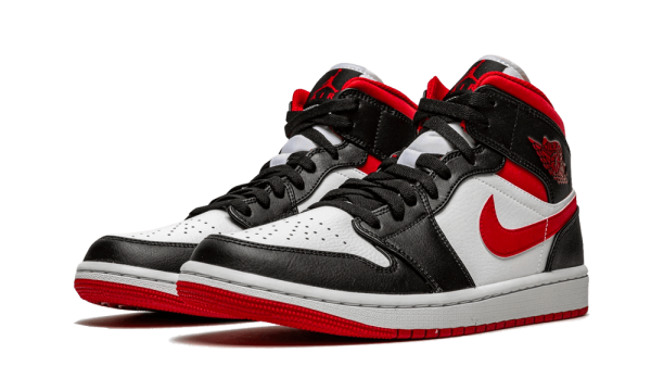 554724-122 Air Jordan 1 Mid Gym Red Black White