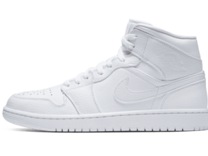 554724-130 Billiger Verkäufer Air Jordan 1 Mid Triple White 2.0 (2020)