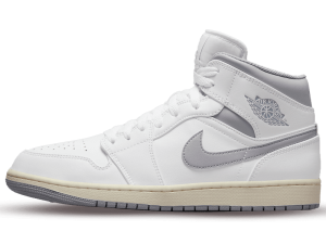 554724-135 Air Jordan 1 Mid Vintage Grey