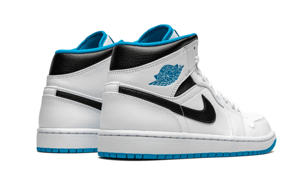 554724-141 Air Jordan 1 Mid Laser Blue