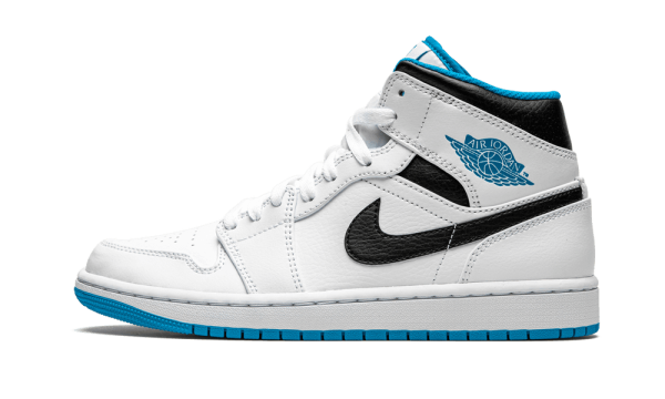 554724-141 Air Jordan 1 Mid Laser Blue