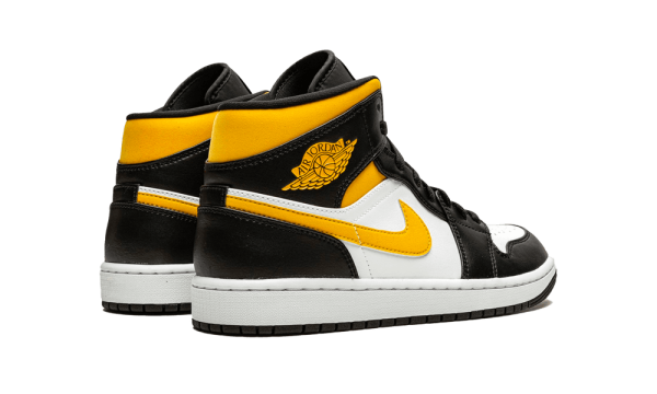 554724-177 Air Jordan 1 Mid White Pollen Black