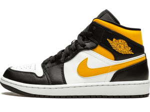 554724-177 Air Jordan 1 Mid White Pollen Black