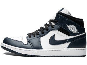 554724-411 Air Jordan 1 Mid Armory Navy