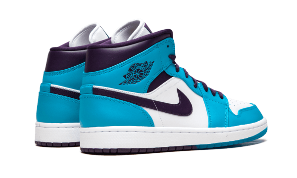 554724-415 Air Jordan 1 Mid Hornets