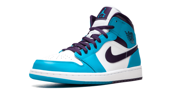 554724-415 Air Jordan 1 Mid Hornets