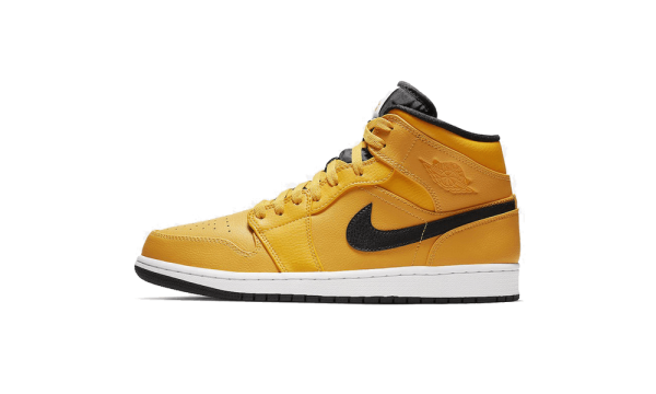 554724-700 Air Jordan 1 Mid University Gold Black