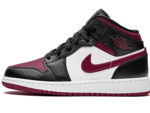 554725-066 Air Jordan 1 Mid Bred Toe (GS)