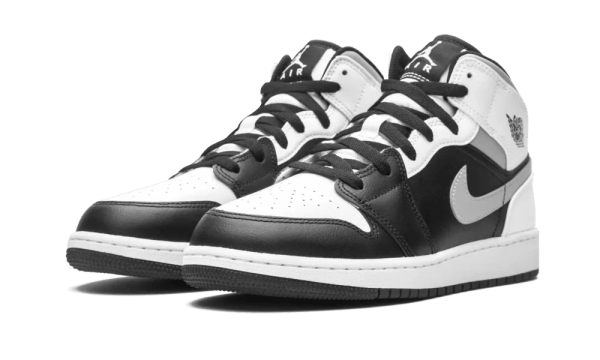 554725-073 Air Jordan 1 Mid White Shadow (GS)