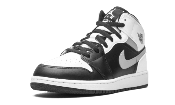 554725-073 Air Jordan 1 Mid White Shadow (GS)