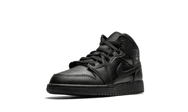 554725-091 Air Jordan 1 Mid Triple Black (GS)