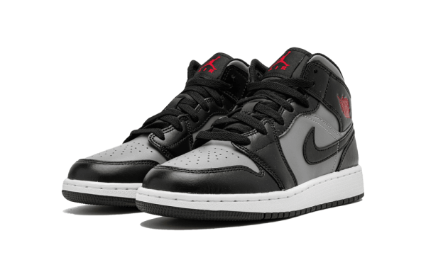 554725-096 Air Jordan 1 Mid Shadow Red (GS)