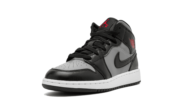 554725-096 Air Jordan 1 Mid Shadow Red (GS)