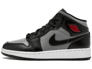 554725-096 Air Jordan 1 Mid Shadow Red (GS)