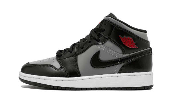 554725-096 Air Jordan 1 Mid Shadow Red (GS)