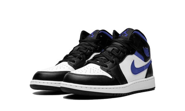 554725-140 Air Jordan 1 Mid White Racer Blue (GS)