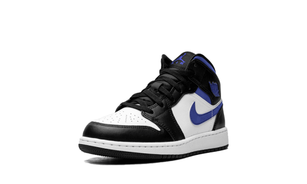 554725-140 Air Jordan 1 Mid White Racer Blue (GS)