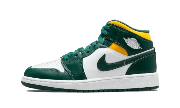 554725-371 Air Jordan 1 Mid Sonics 2021 (GS)