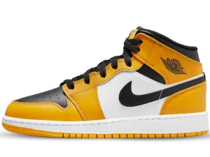 554725-701 Air Jordan 1 Mid Taxi (GS)