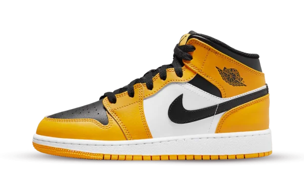 554725-701 Air Jordan 1 Mid Taxi (GS)