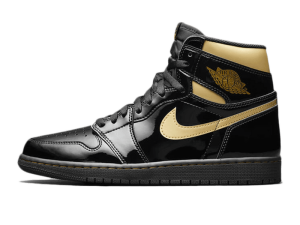 555088-032 Air Jordan 1 Retro High Black Metallic Gold (2020)