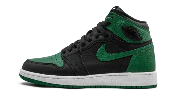 575441-030 Air Jordan 1 Retro High Pine Green Black (GS)