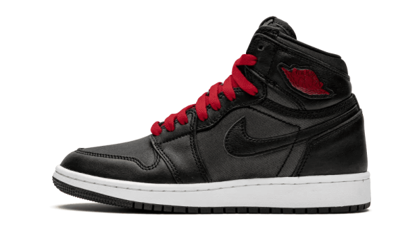 575441-060 Air Jordan 1 Retro High Black Gym Red Black (GS)