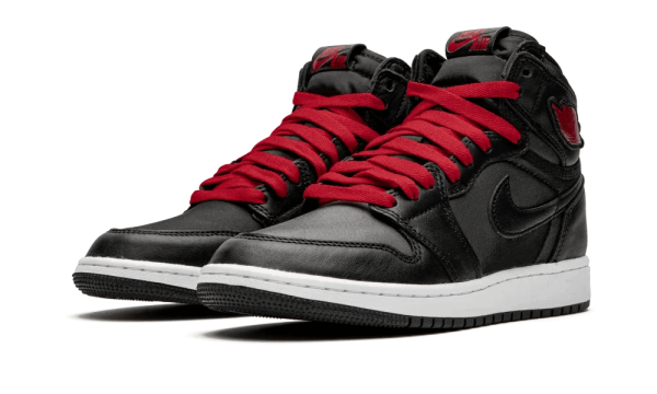 575441-060 Air Jordan 1 Retro High Black Gym Red Black (GS)