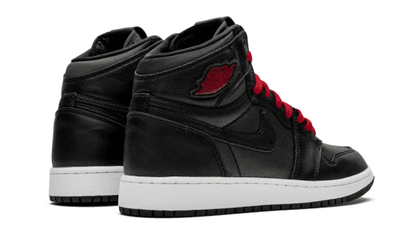 575441-060 Air Jordan 1 Retro High Black Gym Red Black (GS)