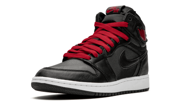 575441-060 Air Jordan 1 Retro High Black Gym Red Black (GS)