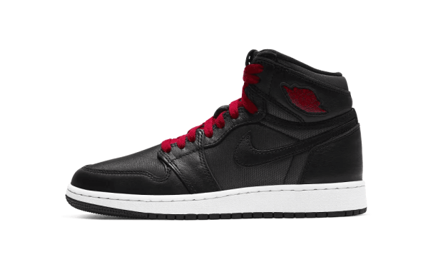 575441-060 Air Jordan 1 Retro High Black Gym Red Black (GS)