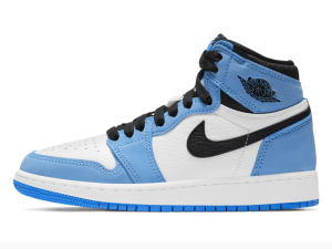 575441-134 Air Jordan 1 Retro High White University Blue Black (GS)