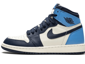 575441-140 Air Jordan 1 Retro High Obsidian UNC (GS)