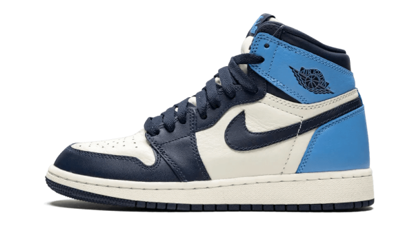 575441-140 Air Jordan 1 Retro High Obsidian UNC (GS)