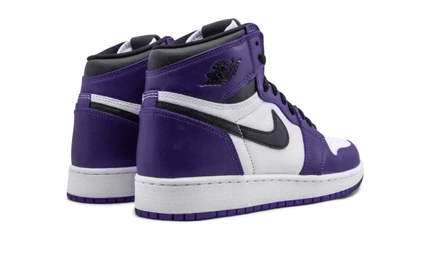 575441-500 Air Jordan 1 Retro High Court Purple White (GS)