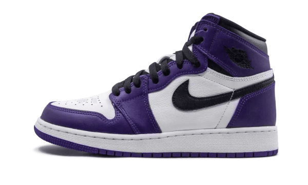 575441-500 Air Jordan 1 Retro High Court Purple White (GS)