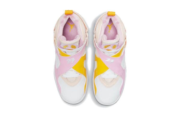 580528-816 Air Jordan 8 Retro GS Light Arctic Pink