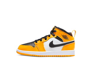 640734-701 Air Jordan 1 Mid Taxi (PS)