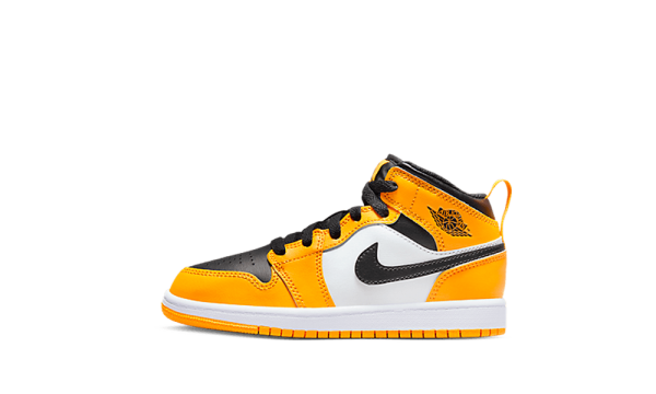 640734-701 Air Jordan 1 Mid Taxi (PS)