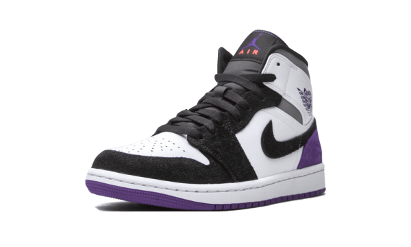 852542-105 Air Jordan 1 Mid SE Purple