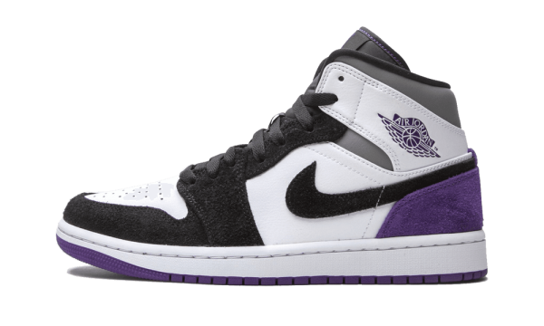 852542-105 Air Jordan 1 Mid SE Purple