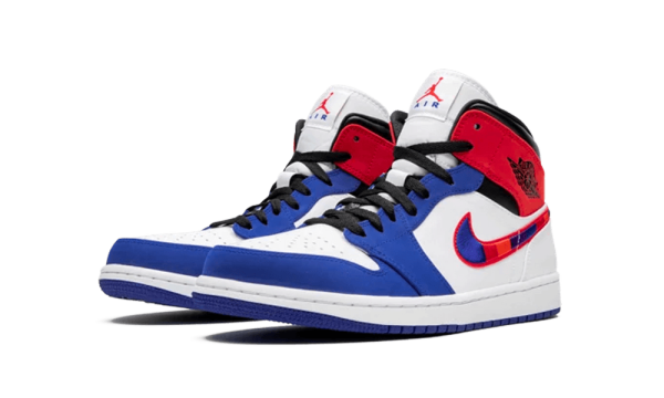 852542-146 Air Jordan 1 Mid Multi-Color Swoosh