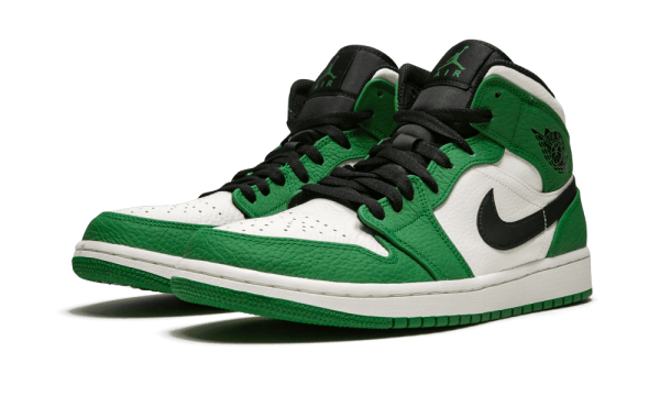 852542-301 Air Jordan 1 Mid Pine Green (2018)