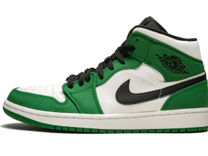 852542-301 Air Jordan 1 Mid Pine Green (2018)