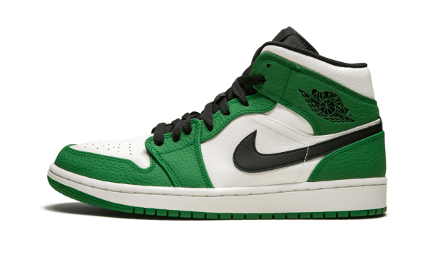 852542-301 Air Jordan 1 Mid Pine Green (2018)