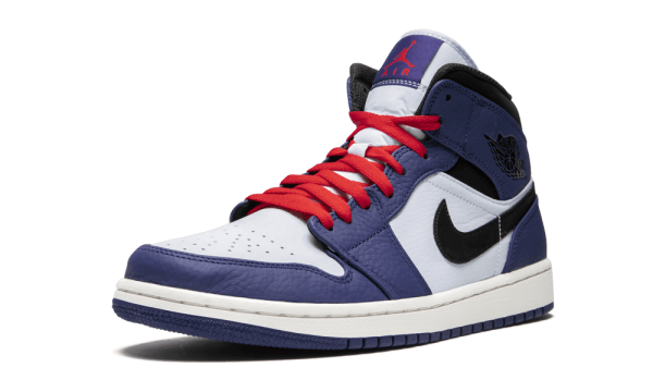 852542-400 Air Jordan 1 Mid SE Deep Royal Blue Black