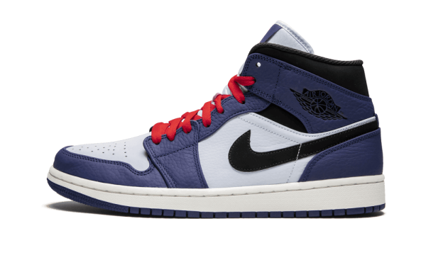 852542-400 Air Jordan 1 Mid SE Deep Royal Blue Black