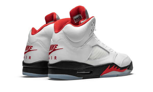 DA1911-102 Air Jordan 5 Retro Fire Red Silver Tongue (2020)