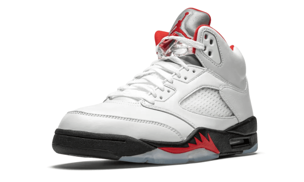 DA1911-102 Air Jordan 5 Retro Fire Red Silver Tongue (2020)